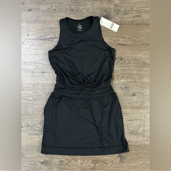 *NWT* Sweaty Betty Gaia Yoga Dress - Black - Picture 6 of 7